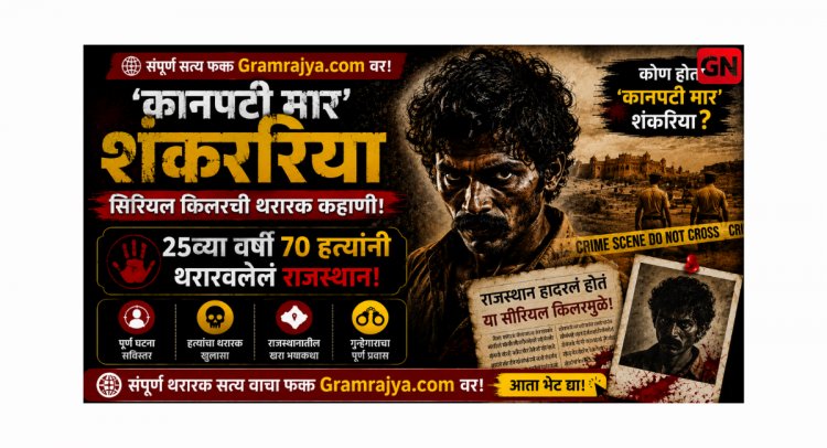 Kanpatimar Shankariya Serial Killer Crime Story: २५व्या वर्षी ७० हत्यांनी थरारवलेलं राजस्थान, कोण होता ‘कानपटी मार’ शंकरिया?