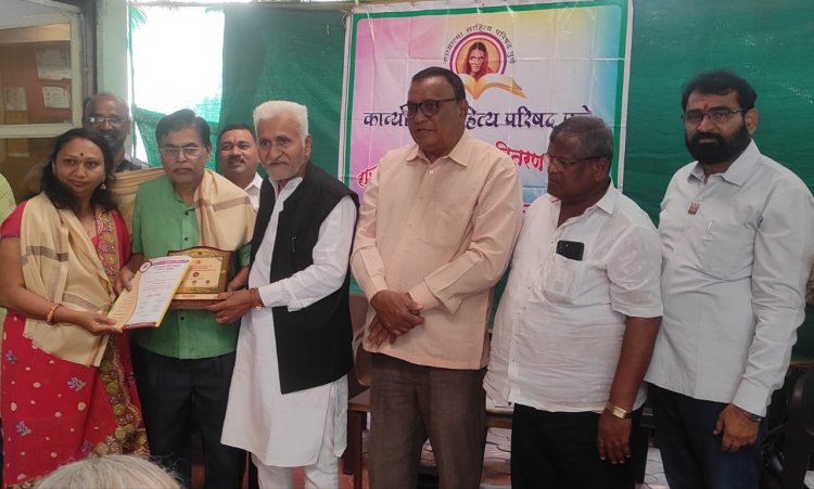 सामाजिक कार्यकर्ते अण्णा जोगदंड यांचा कै.बाळासाहेब भारदे समाजभूषण पुरस्काराने गौरव