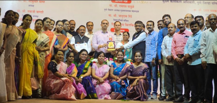 पुणे जिल्हा गुणवत्ता संवर्धन अभियानात प्रतिभाताई पवार विद्यालयाचे घवघवीत यश!