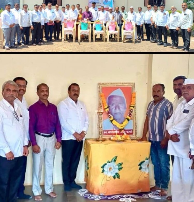 सामाजिक उपक्रमातून वडिलांनी दिलेली संस्काराची शिदोरी सामान्य जनतेपर्यंत पोहोचवून वडिलांना वाहिली श्रद्धांजली