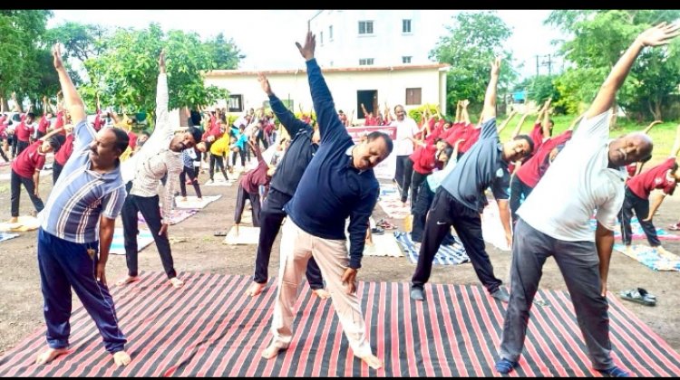शरीर व मन निरोगी राहण्यासाठी योगासने आवश्यक, आंतरराष्ट्रीय योग दिन साजरा
