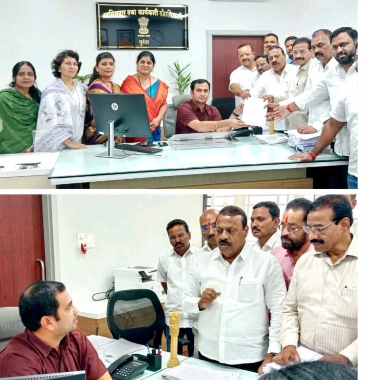 अतिवृष्टीमुळे पुरंदर तालुक्यात झालेल्या पिकांच्या नुकसानीचे तातडीने पंचनामे करा - राष्ट्रवादी काँग्रेसची मागणी 