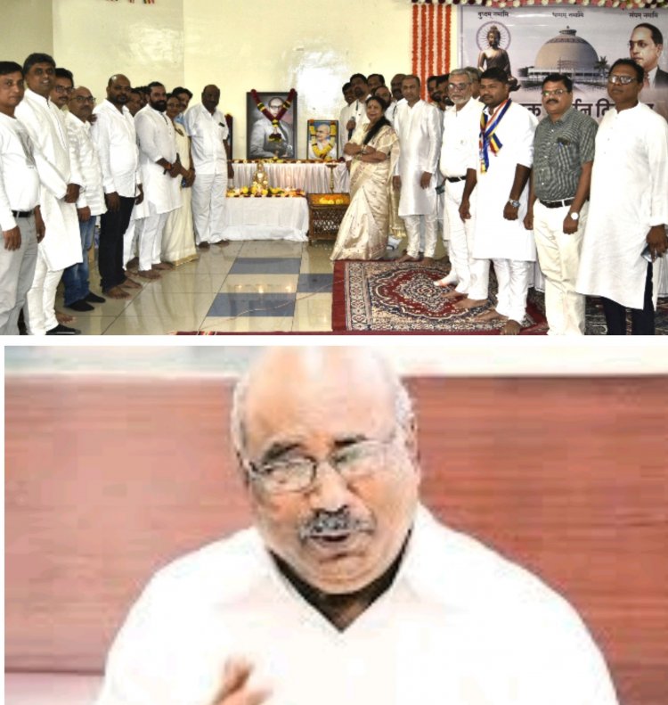 Program on the occasion of Dhamma Chakra Pravartan Day in Nanded City : गौतम बुद्ध व  डॉ. बाबासाहेब आंबेडकर यांच्या विचारांचा दीप पुढील पिढीकडे नेणे ही प्रत्येकाची जबाबदारी! 