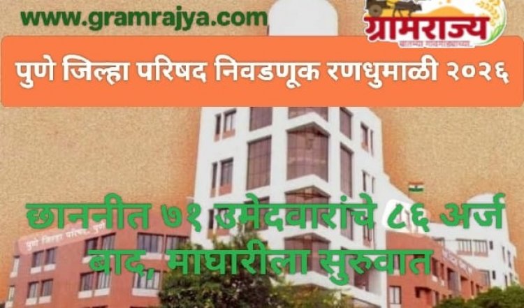 Pune Zilla Parishad election 2026 : छाननीत उमेदवारी अर्ज बाद झाल्याने ७१ जणांचा झेडपी, पंचायत समिती निवडणुकीतील 'पत्ता' कट! 