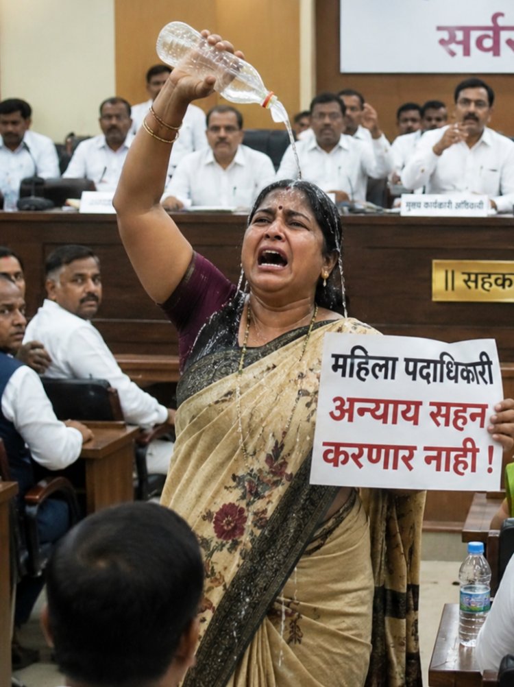 NCP woman office-bearer attempts suicide : पुणे जिल्हा परिषदेच्या सर्वसाधारण सभेत राष्ट्रवादी काँग्रेसच्या महिला पदाधिकाऱ्याचा आत्मदहनाचा प्रयत्न! 