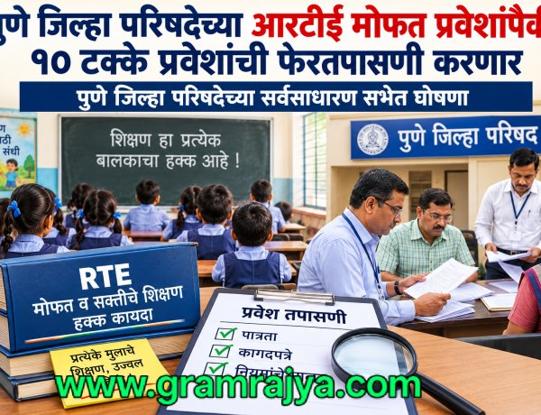 RTE Admission enquiry : 'आरटीई'च्या एकूण प्रवेशांपैकी १० टक्के प्रवेशांची फेरतपासणी करणार! 